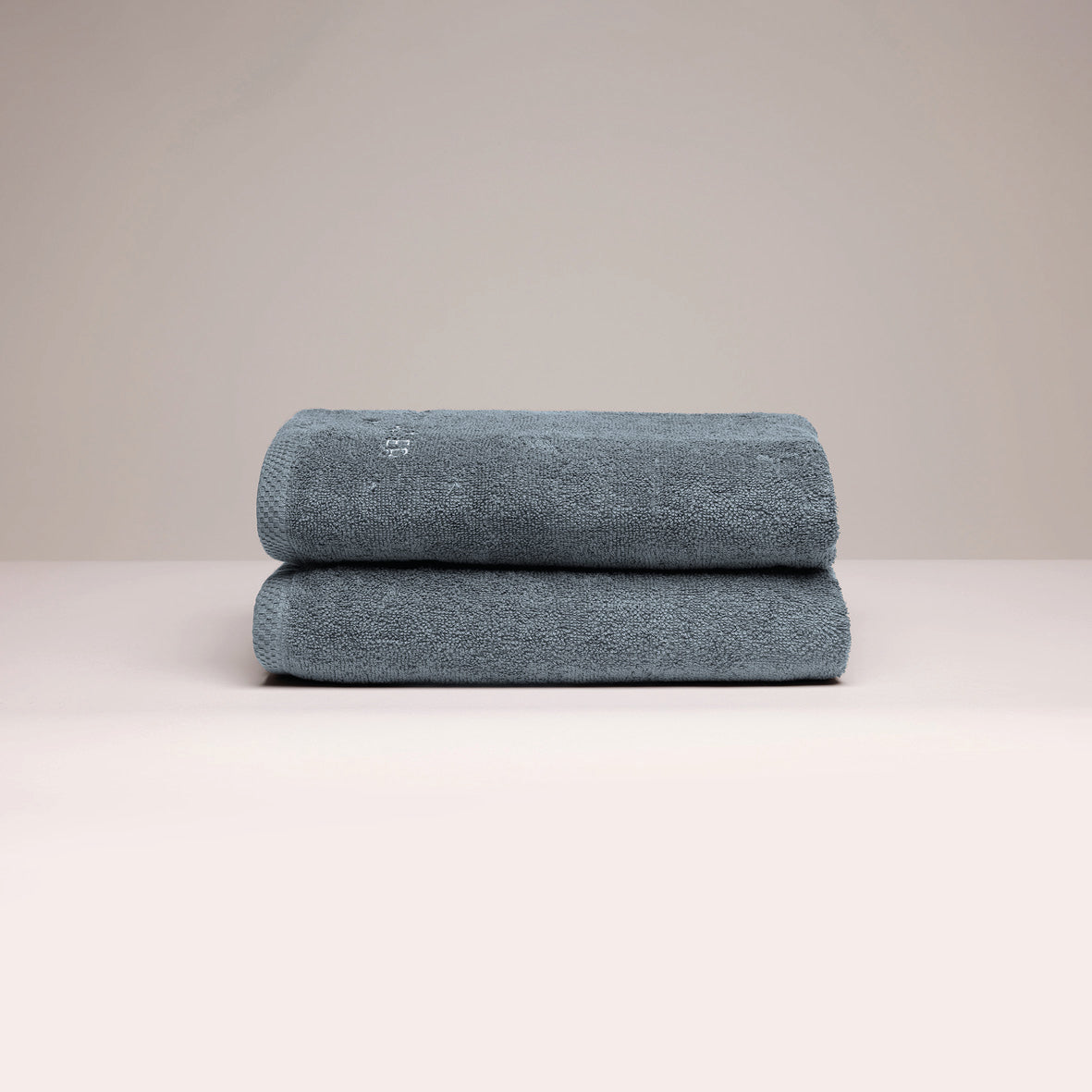 Hand towel combed cotton LT - Oasis - 2 x (50 x 100 cm) Prussian blue
