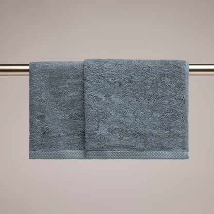 Kitchen towel combed cotton LT - Oasis - 2 x (45 x 45 cm) Prussian blue