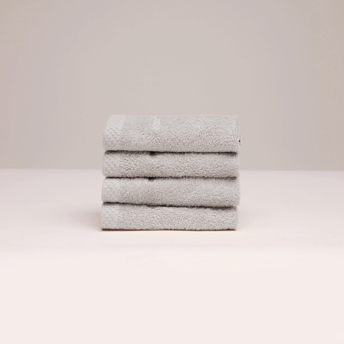 Guest towel combed cotton LT - Oasis - 4 x (30 x 30 cm) Sand