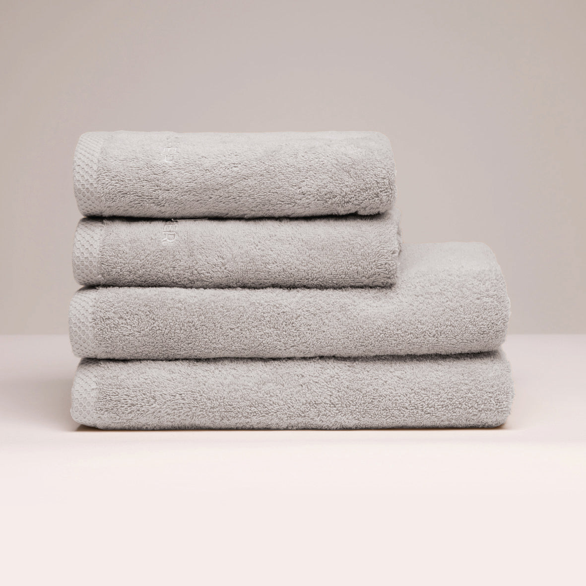 Hand towel + bath towel combed cotton LT - Oasis - 2 x (50 x 100 cm) + 2 x (70 x 140 cm) Sand