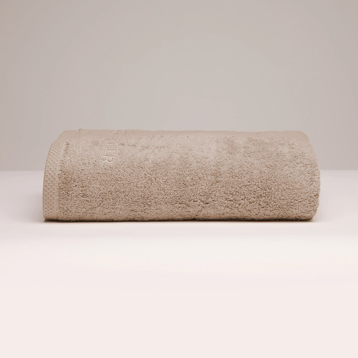 Bath towel combed cotton LT - Oasis - 100 x 150 cm Taupe