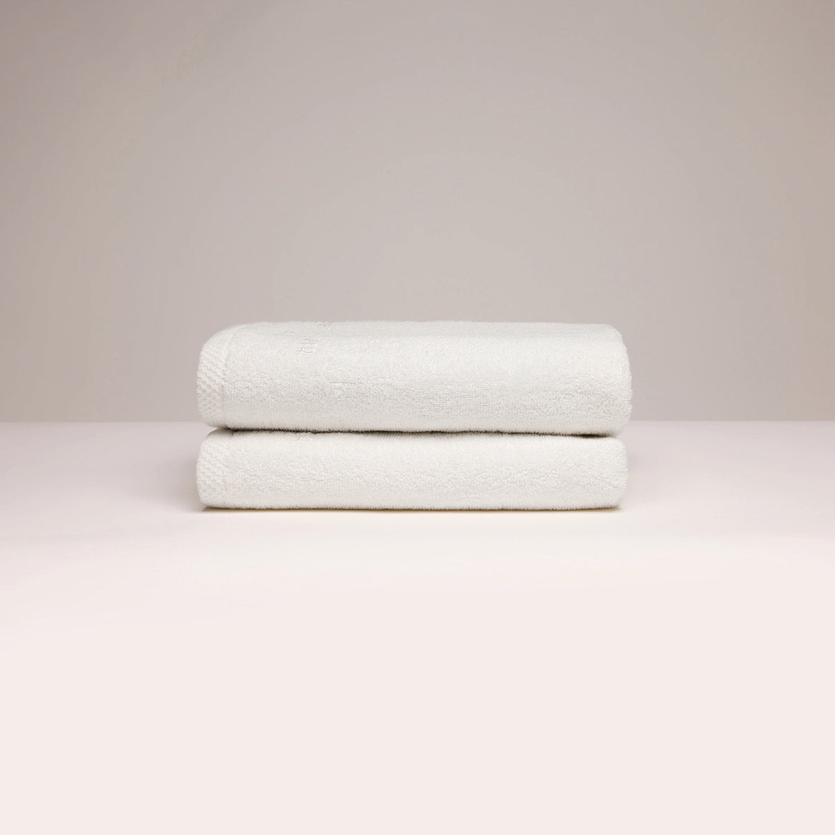Hand towel combed cotton LT - Oasis - 2 x (50 x 100 cm) White