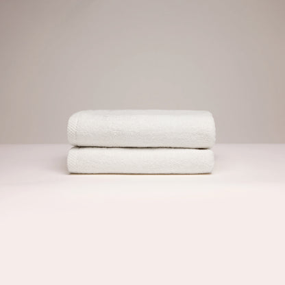 Hand towel combed cotton LT - Oasis - 2 x (50 x 100 cm) White