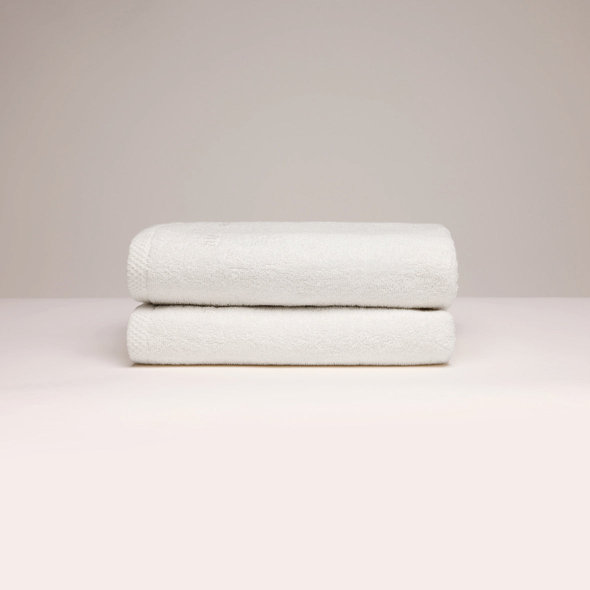 Bath towel combed cotton LT - Oasis - 2 x (70 x 140 cm) White