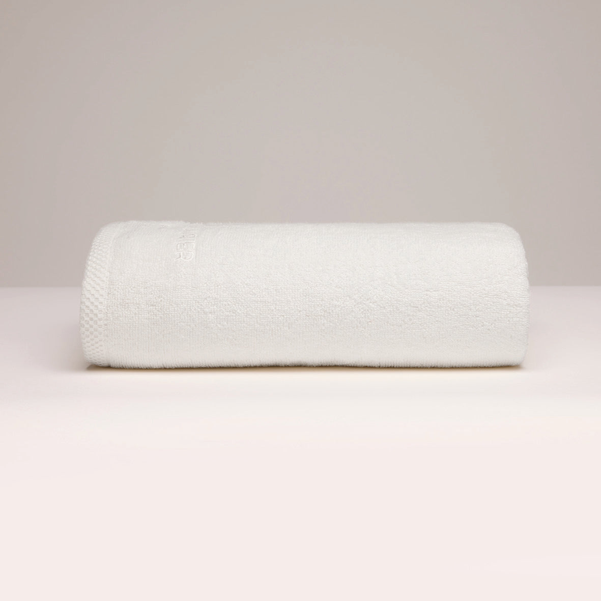 Bath towel combed cotton LT - Oasis - 100 x 150 cm White