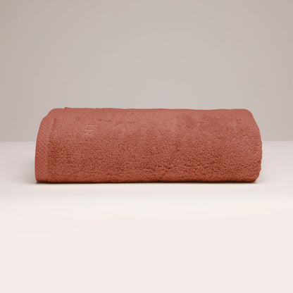 Bath towel combed cotton LT - Oasis - 100 x 150 cm Terracotta