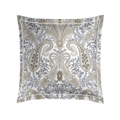 Pillowcase cotton satin - Palais oriental Taupe 2 x (63 x 63 cm)