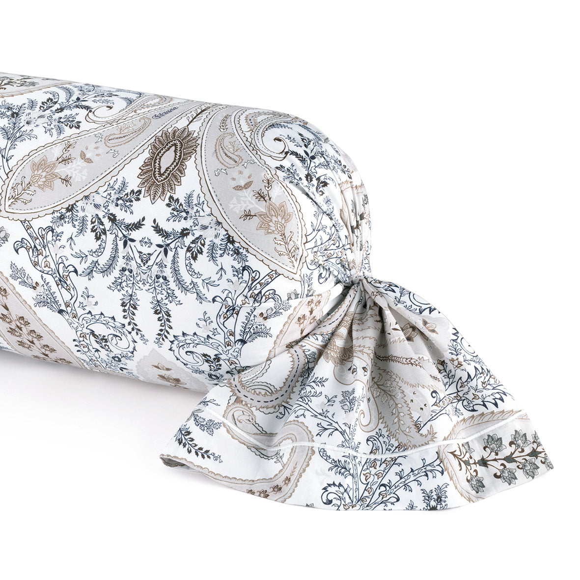 Pillowcase cotton satin - Palais oriental Taupe 43 x 210 cm
