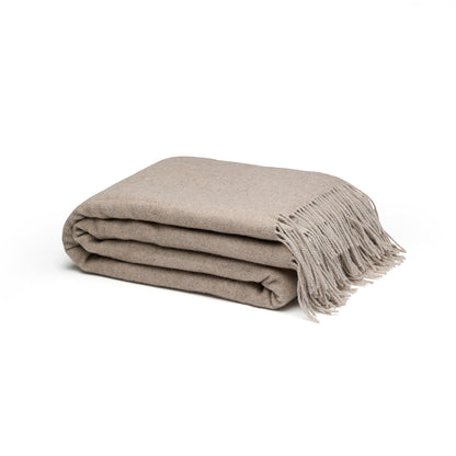 <p>Plaid tissé - Uni Brun foncé - 130 x 180 cm</p>