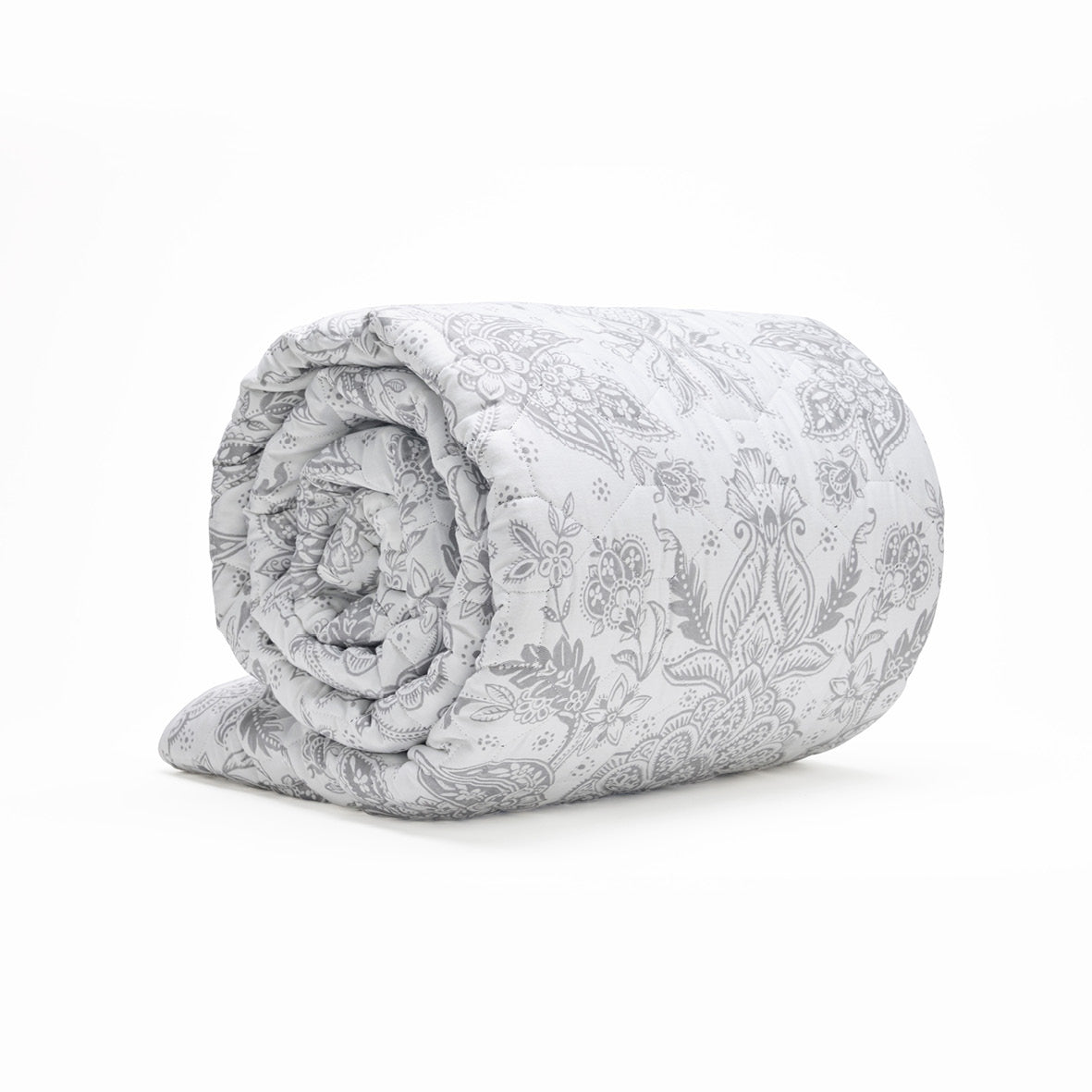 Bedspread cotton satin - Élégance persane Beige - 220 x 250 cm