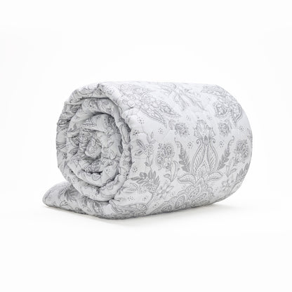 Bedspread cotton satin - Élégance persane Beige - 220 x 250 cm