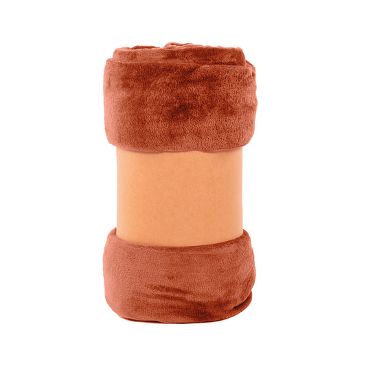 <p>Plaid en polaire -  Auburn -130 x 160 cm</p>