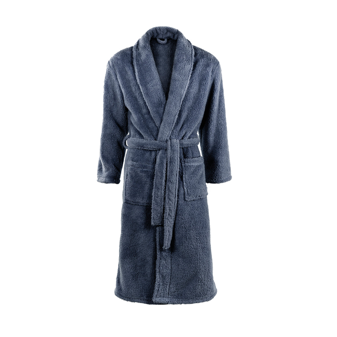 Teddy dressing gown - Blue - L / XL