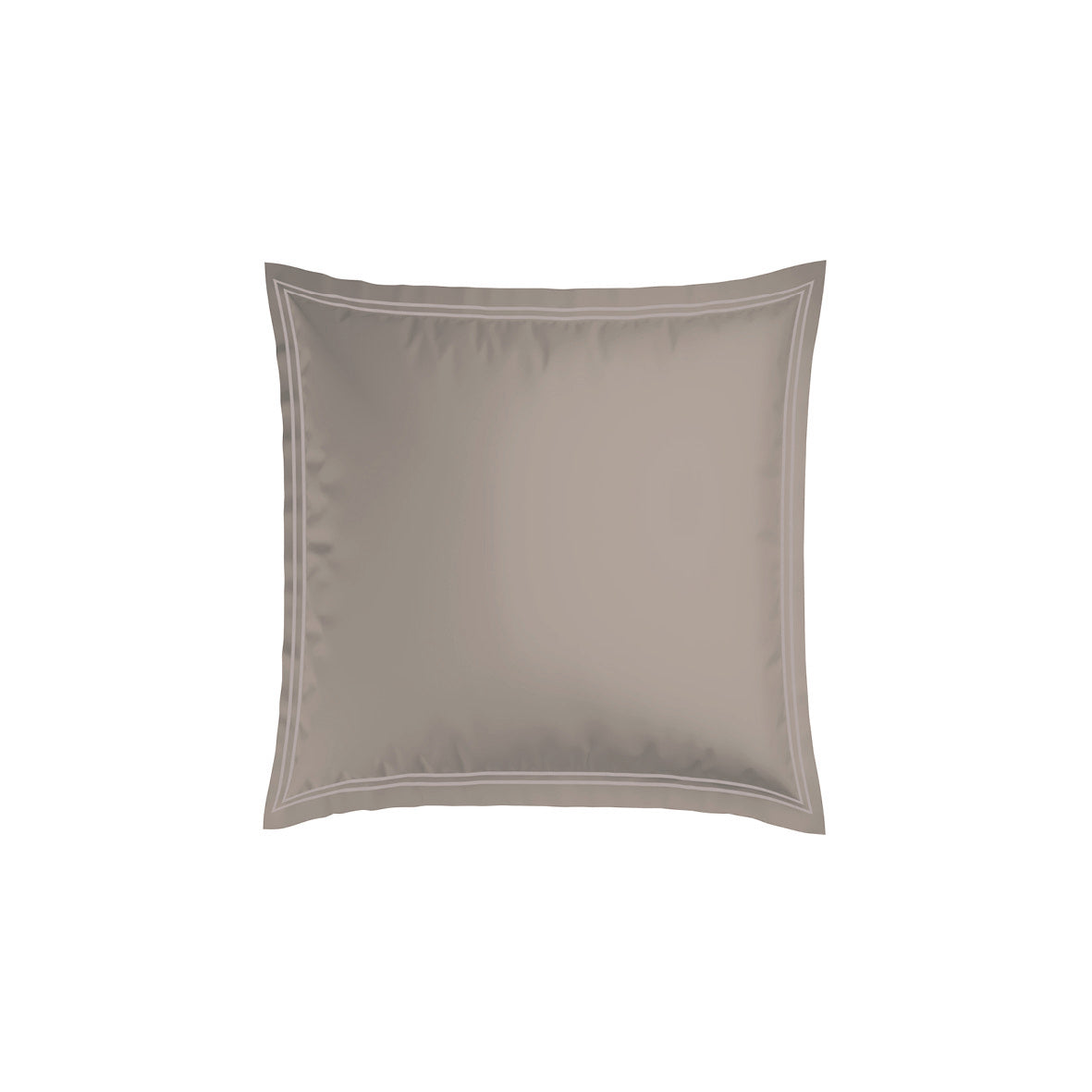 Pillowcase(s) cotton satin - Cannes Taupe / Taupe