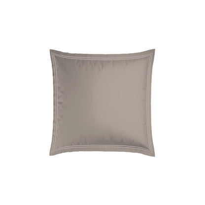 Pillowcase(s) cotton satin - Cannes Taupe / Taupe
