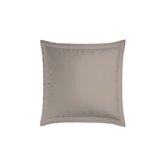 Pillowcase(s) cotton satin - Cannes Taupe / Taupe