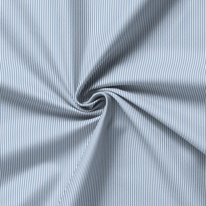 Flat sheet cotton percale - Aix-Marseille Light blue