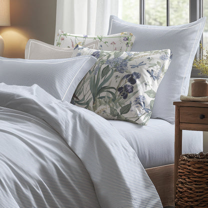 Sheet set cotton percale - Aix-Marseille Light blue