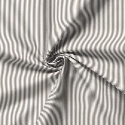 Flat sheet cotton percale - Aix-Marseille Taupe