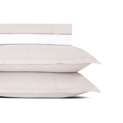 Sheet set cotton percale - Aix-Marseille Taupe