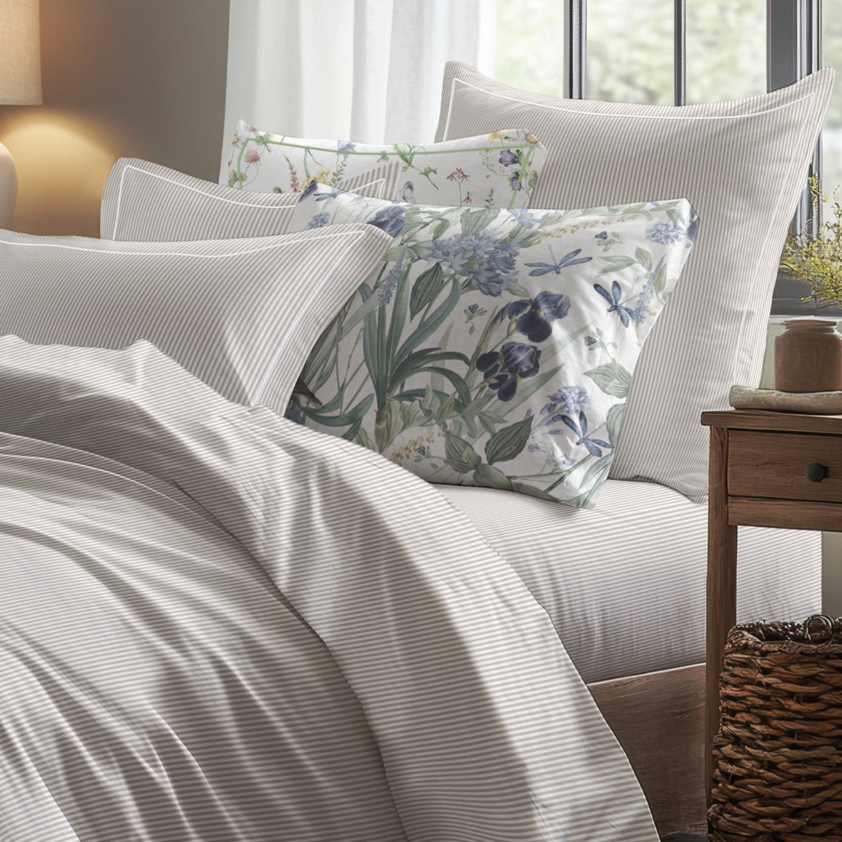 Sheet set cotton percale - Aix-Marseille Taupe