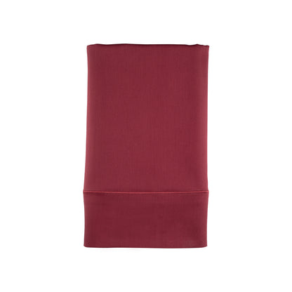 Flat sheet cotton satin - Uni Burgundy