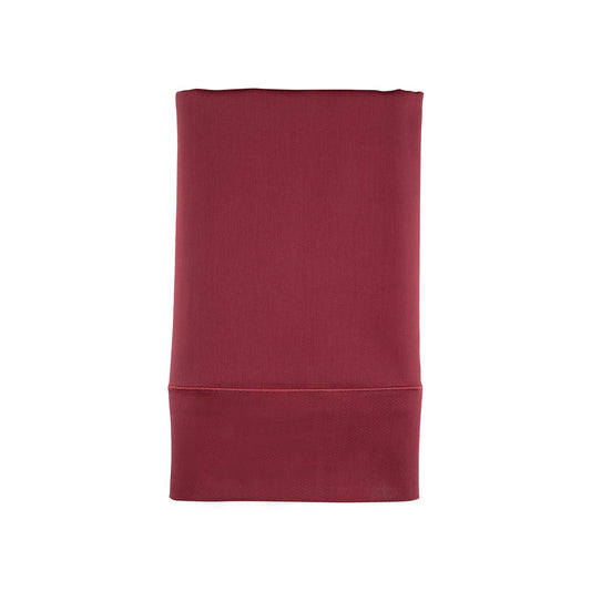 Flat sheet cotton satin - Uni Burgundy