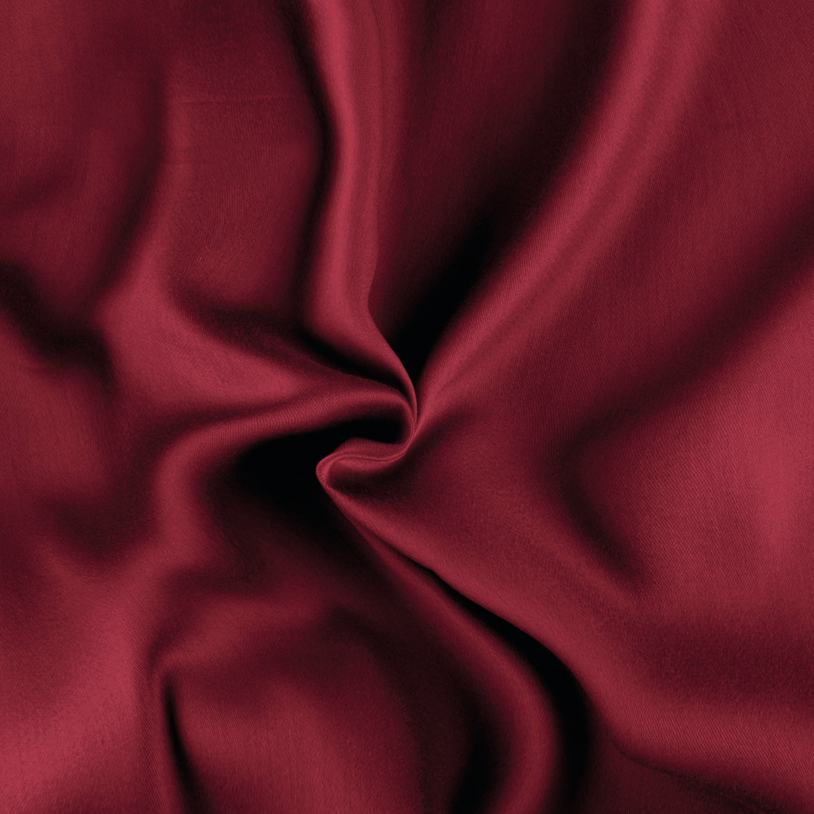 Flat sheet cotton satin - Uni Burgundy