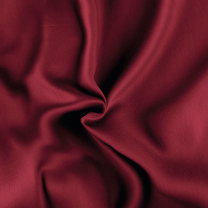 Flat sheet cotton satin - Uni Burgundy