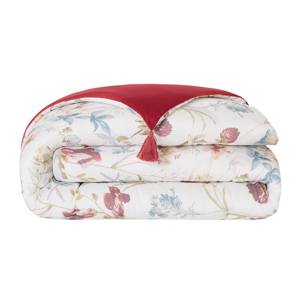 Quilt with tassels - Aile mélodique White - 140 x 200 cm