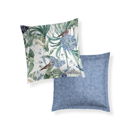 Pillowcase(s) cotton satin - Jardin du paradis White 2 x (63 x 63 cm)