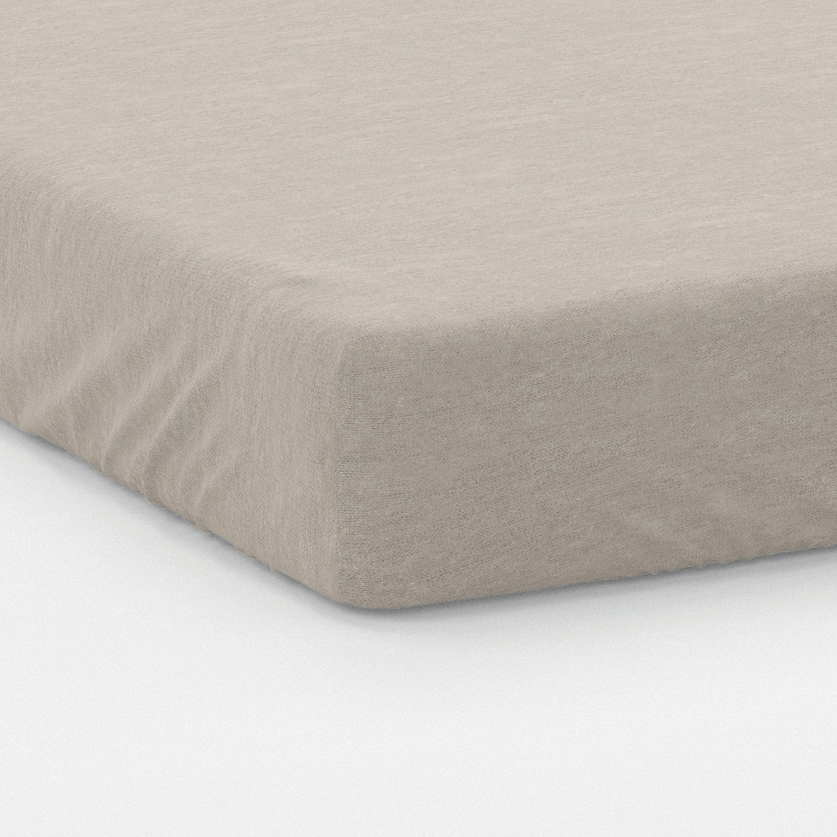 Fitted sheet cotton satin - Uni Taupe 05