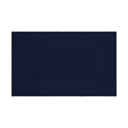 Bath mat cotton - 50 x 70 cm Navy blue