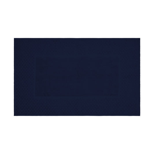 Bath mat cotton - 50 x 70 cm Navy blue