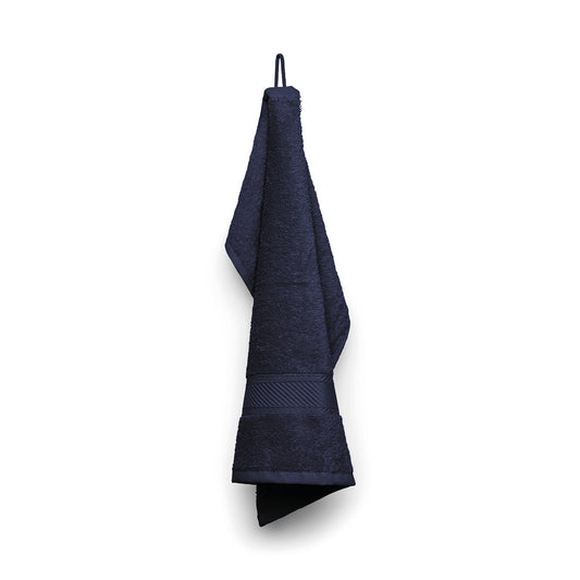 Kitchen towel combed cotton - Nuage - 2 x (45 x 45 cm) Navy blue