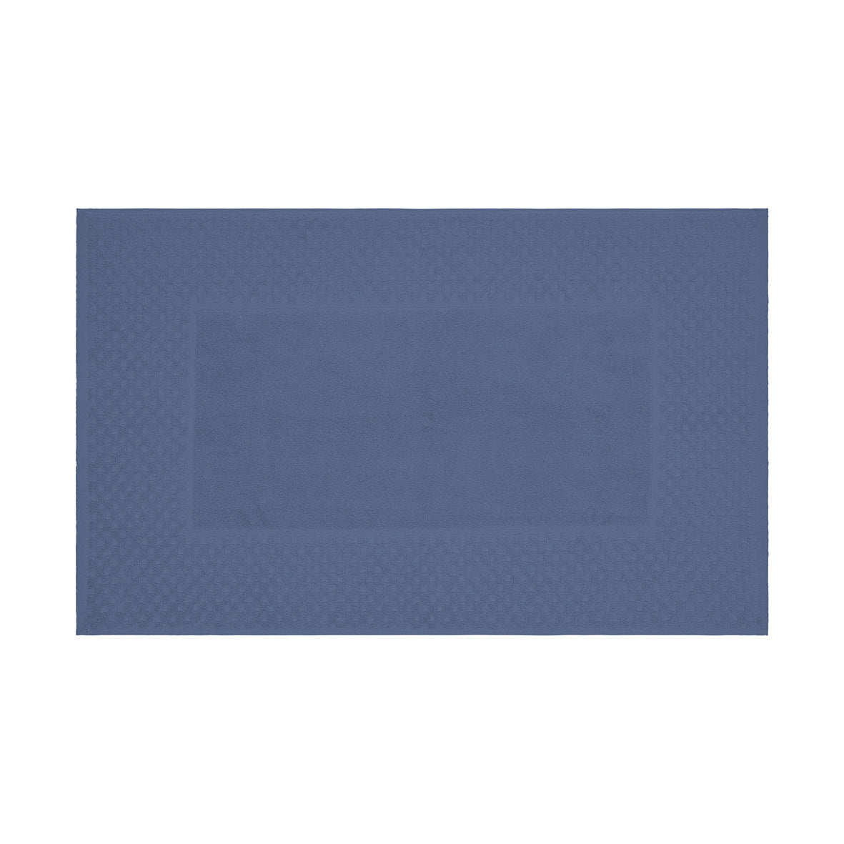 Bath mat cotton - 50 x 70 cm Blue grey