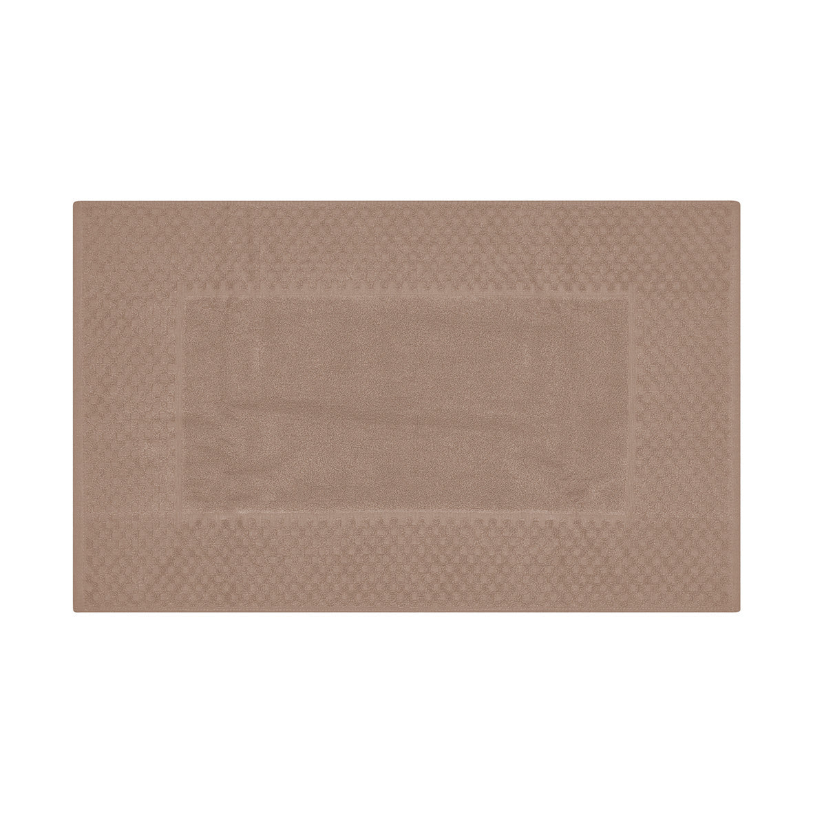 Bath mat cotton - 50 x 70 cm Brown