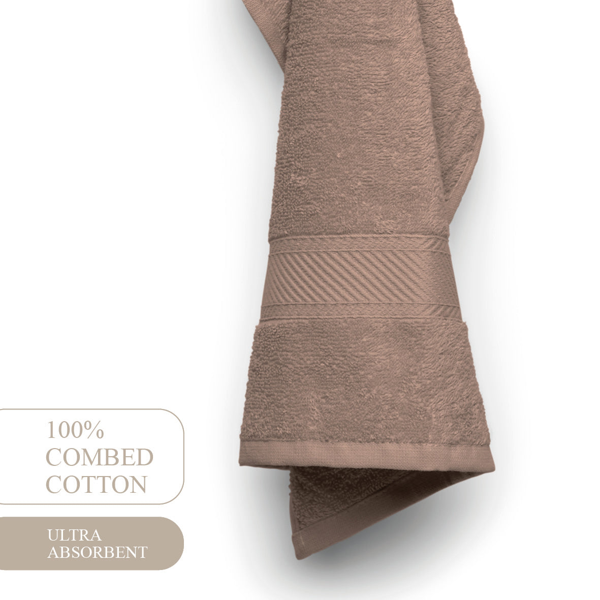 Kitchen towel combed cotton - Nuage - 2 x (45 x 45 cm)