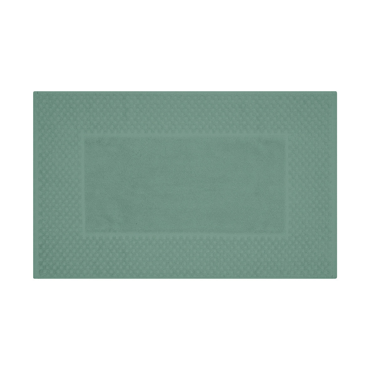 Bath mat cotton - 50 x 70 cm Bottle green