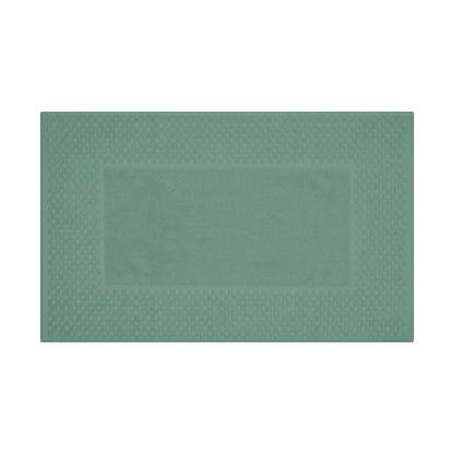 Bath mat cotton - 50 x 70 cm Bottle green