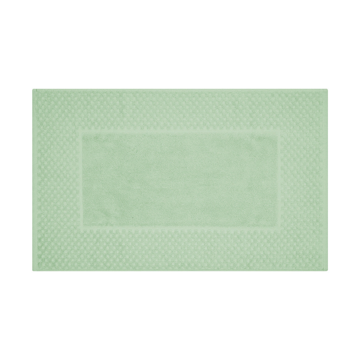 Bath mat cotton - 50 x 70 cm Meadow green
