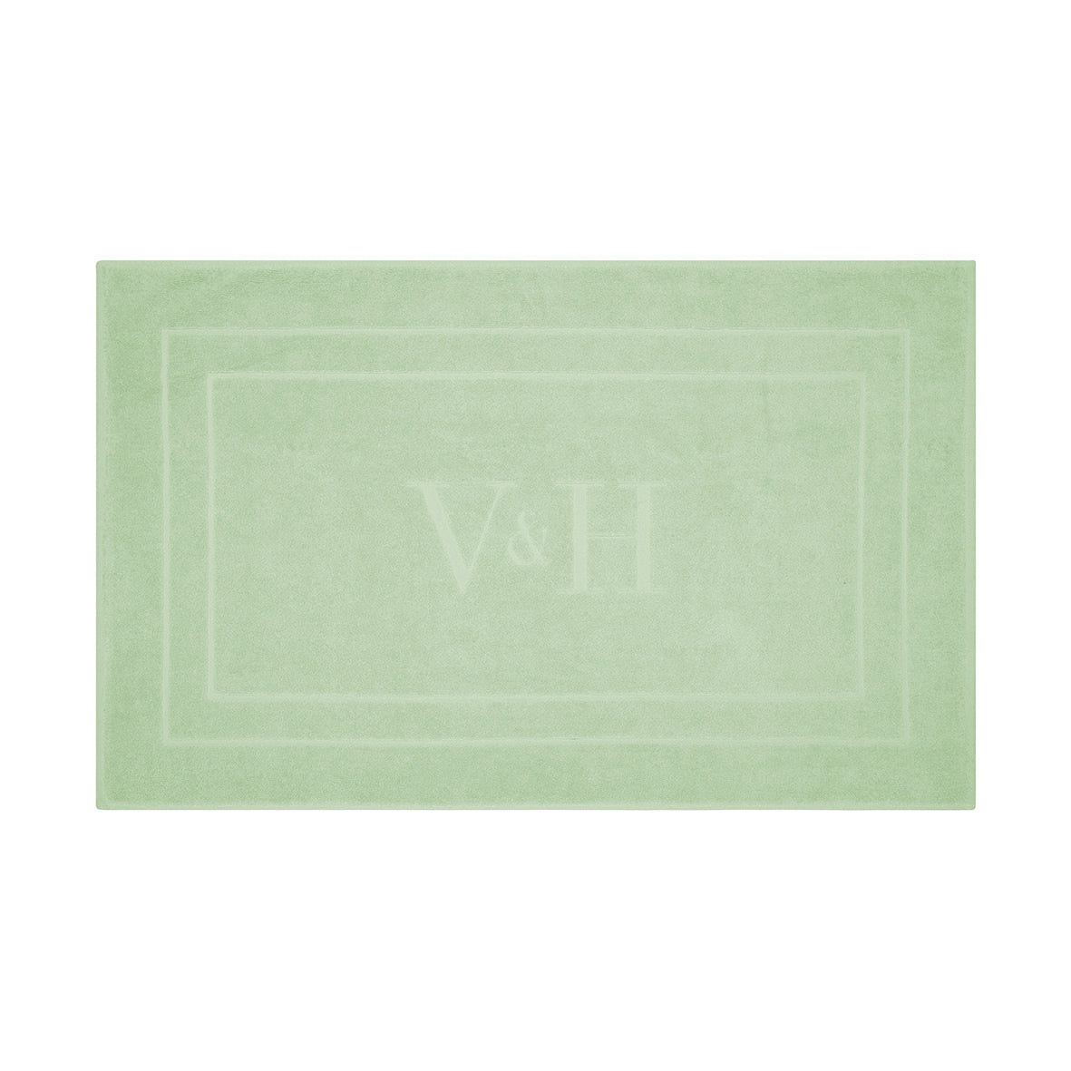 Bath mat cotton - 60 x 100 cm Meadow green