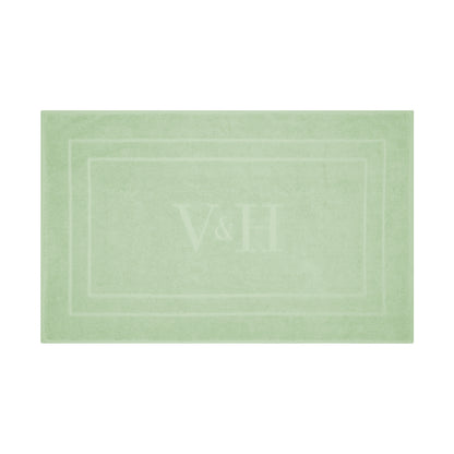 Bath mat cotton - 60 x 100 cm Meadow green