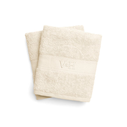 Bath towel combed cotton - Nuage - 2 x (70 x 140 cm) Ivory