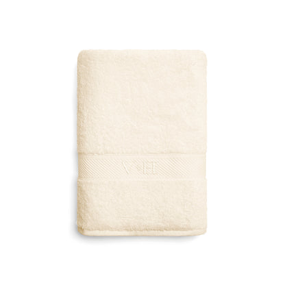 Bath towel combed cotton - Nuage - 100 x 150 cm Ivory
