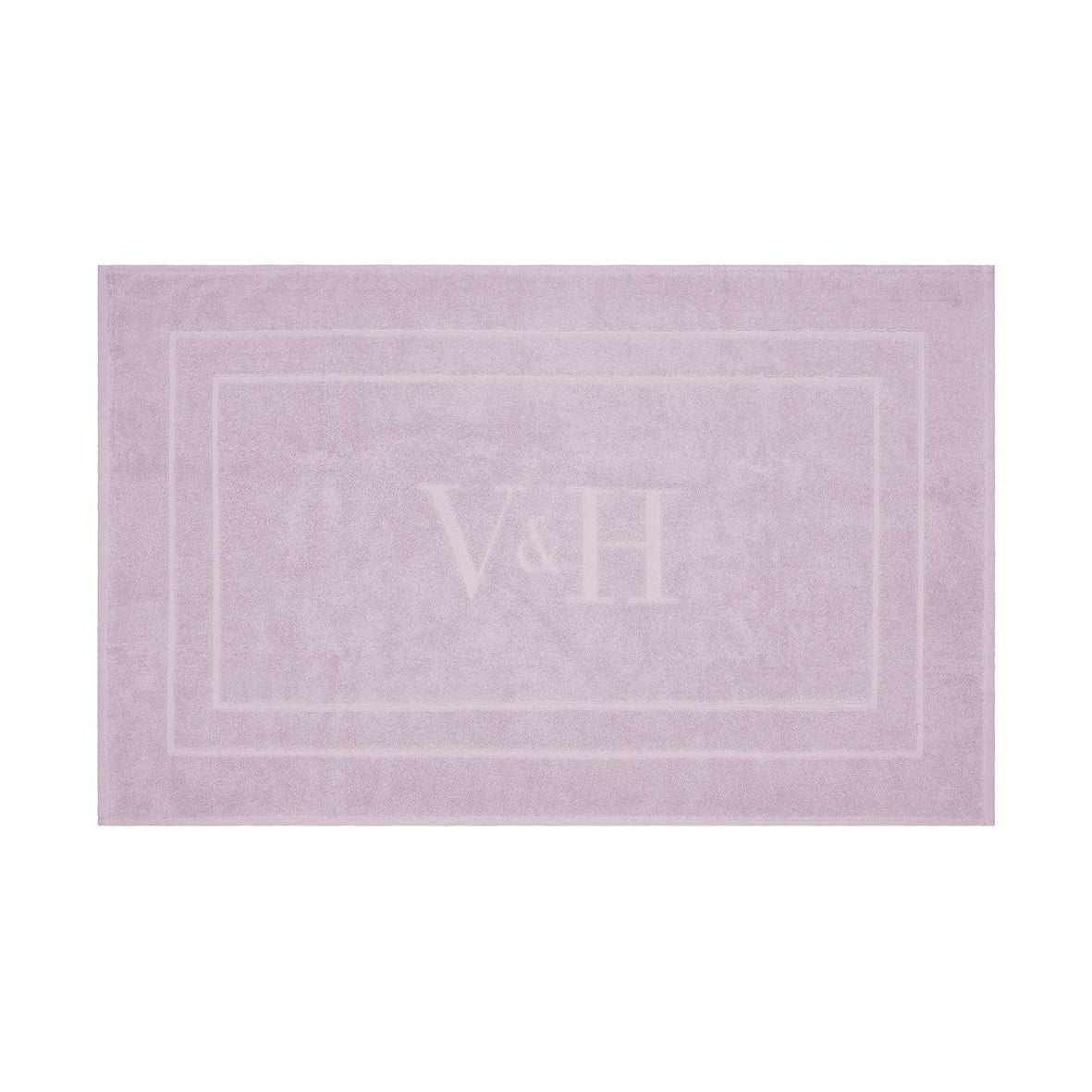 Bath mat cotton - 60 x 100 cm Lila