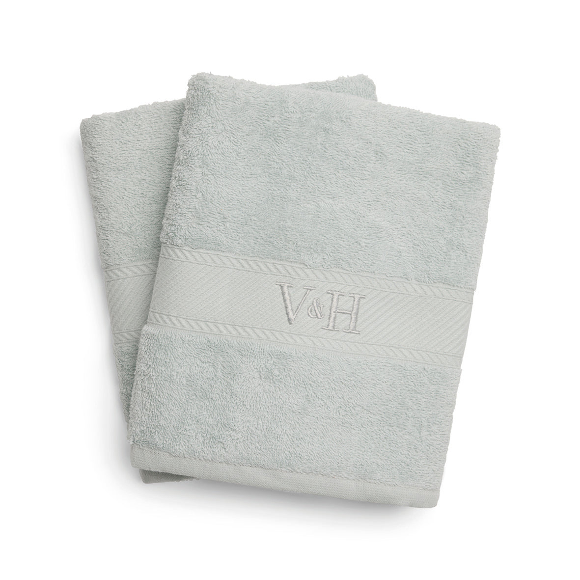 Bath towel combed cotton - Nuage - 2 x (70 x 140 cm) Mint