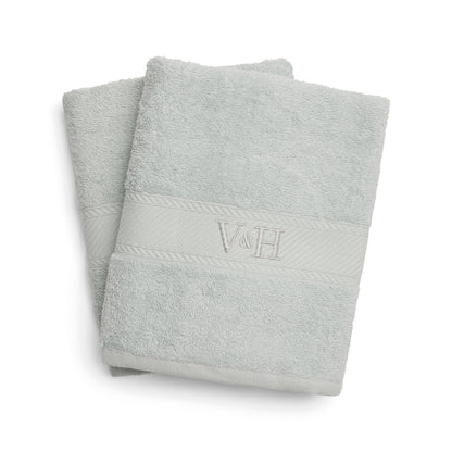 Bath towel combed cotton - Nuage - 2 x (70 x 140 cm) Mint