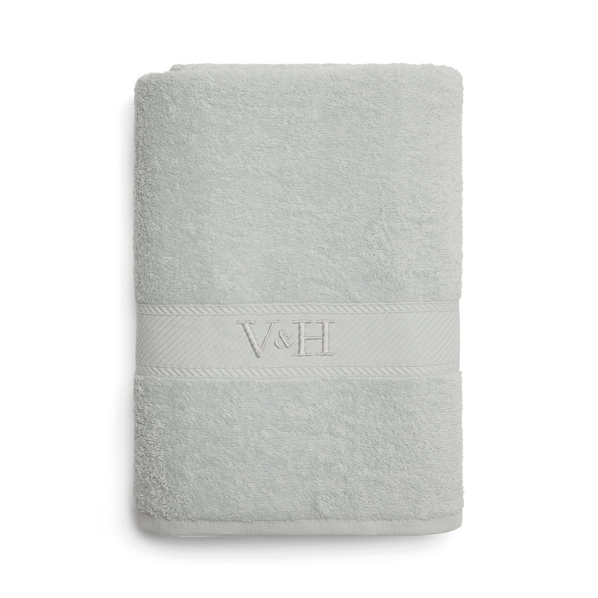 Bath towel combed cotton - Nuage - 100 x 150 cm Mint
