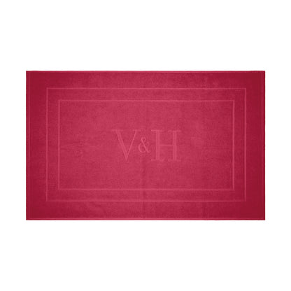 Bath mat cotton - 60 x 100 cm Blush pink